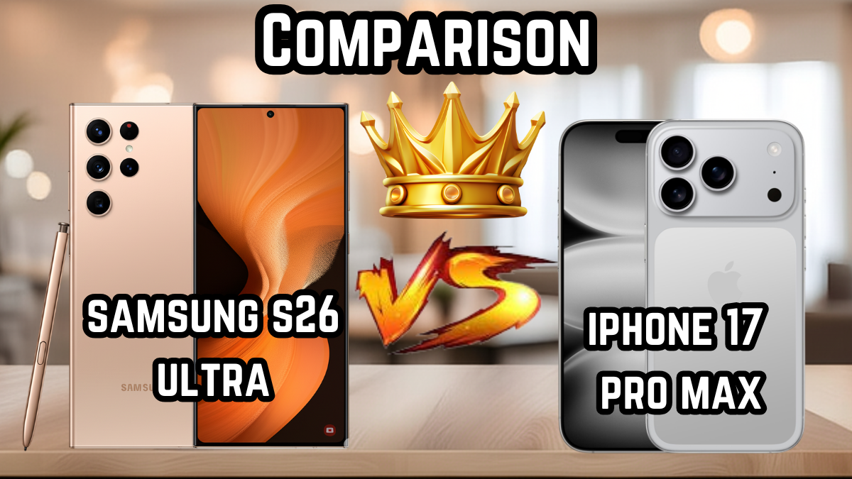samsung s26 ultra Vs iphone 17 pro max